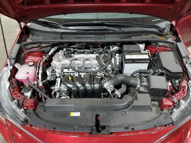 JTDEPMAE2NJ231406 - 2022 TOYOTA COROLLA LE RED photo 11