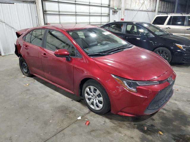 JTDEPMAE2NJ231406 - 2022 TOYOTA COROLLA LE RED photo 4