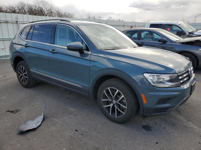 3VV2B7AX1MM087581 - 2021 VOLKSWAGEN TIGUAN SE TEAL photo 4