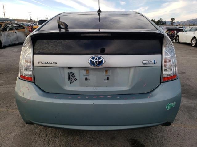 JTDKN3DP0D3047990 - 2013 TOYOTA PRIUS PLUG TURQUOISE photo 6