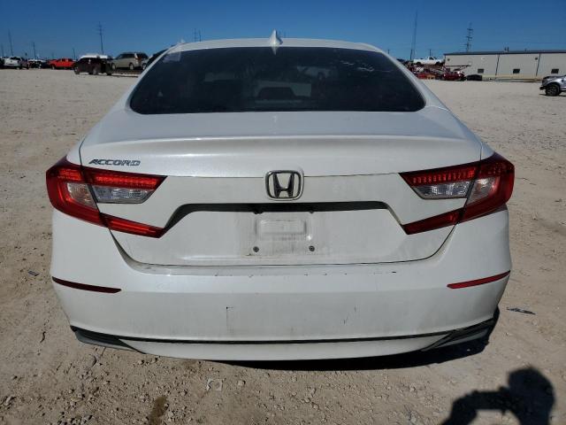 1HGCV1F14MA015252 - 2021 HONDA ACCORD LX WHITE photo 6