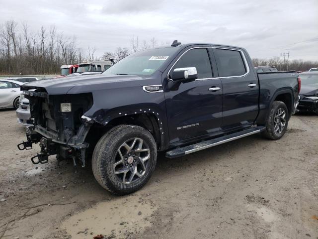 3GTUUDED2NG608775 - 2022 GMC SIERRA K1500 SLT BLUE photo 1