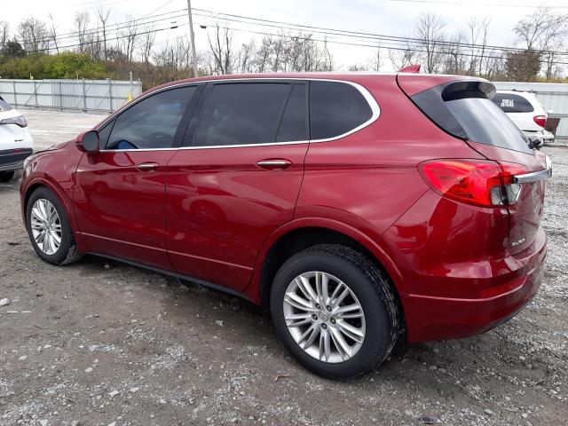 LRBFXASA4HD047214 - 2017 BUICK ENVISION PREFERRED MAROON photo 2