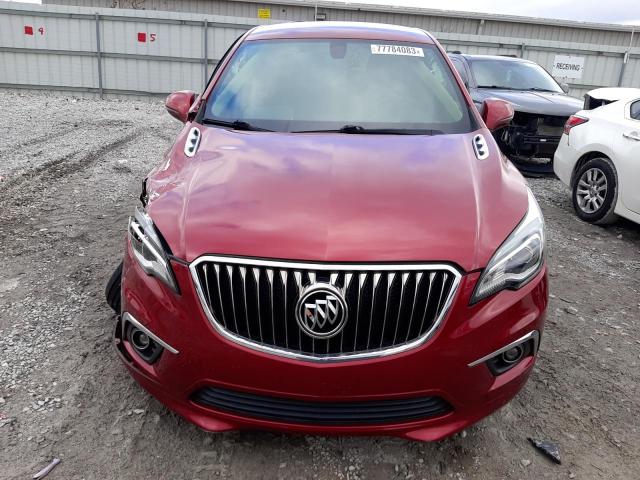 LRBFXASA4HD047214 - 2017 BUICK ENVISION PREFERRED MAROON photo 5