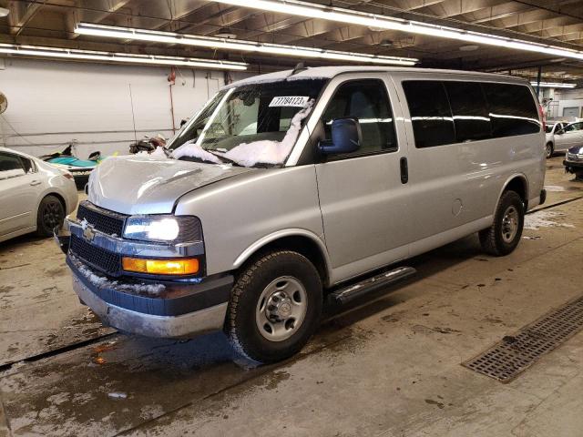 1GAWGFFFXG1284318 - 2016 CHEVROLET EXPRESS G2 LT SILVER photo 1