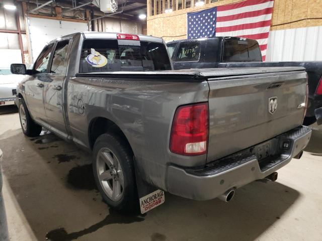 1D7RV1GT5BS589980 - 2011 DODGE RAM 1500 GRAY photo 2