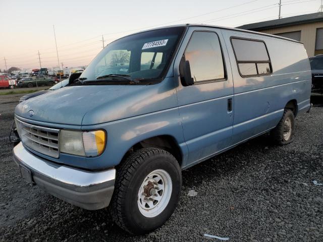 1FTJS34G1NHA28843 - 1992 FORD ECONOLINE E350 SUPER DUTY VAN BLUE photo 1