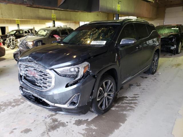 3GKALXEXXKL376211 - 2019 GMC TERRAIN DENALI GRAY photo 1