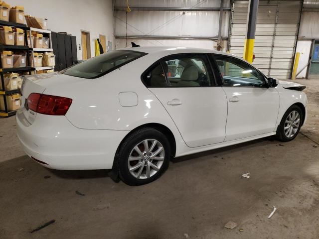 3VWDZ7AJ0BM388268 - 2011 VOLKSWAGEN JETTA SE WHITE photo 3