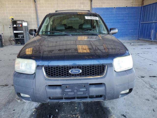 1FMYU03133KA72665 - 2003 FORD ESCAPE XLT BLUE photo 5