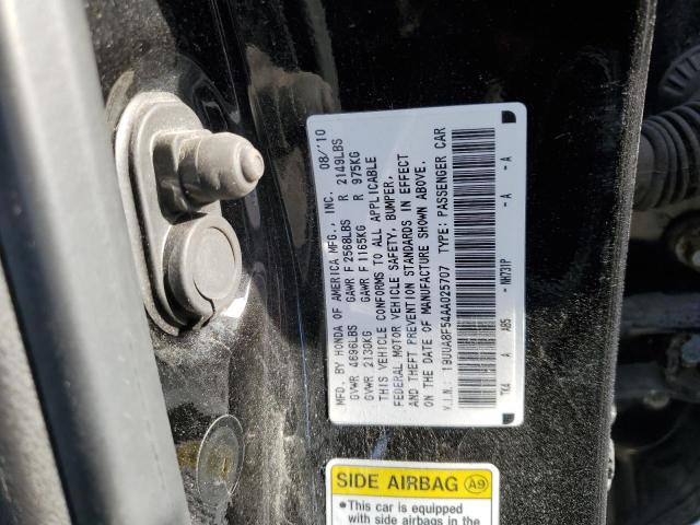 19UUA8F54AA025707 - 2010 ACURA TL BLACK photo 13