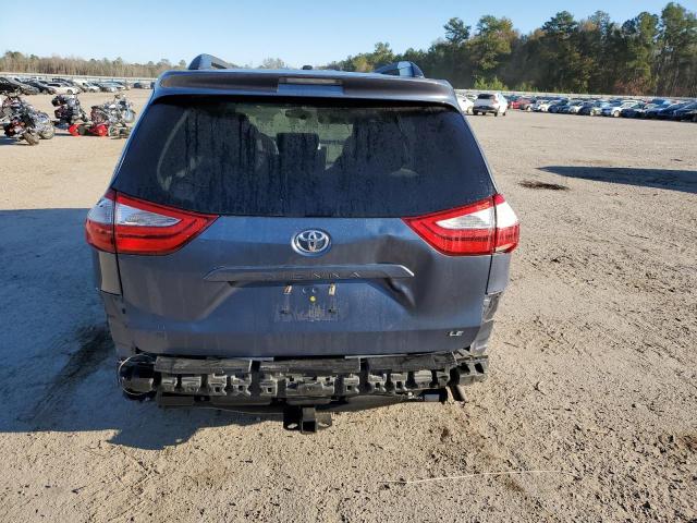 5TDKZ3DC8HS797465 - 2017 TOYOTA SIENNA LE BLUE photo 6