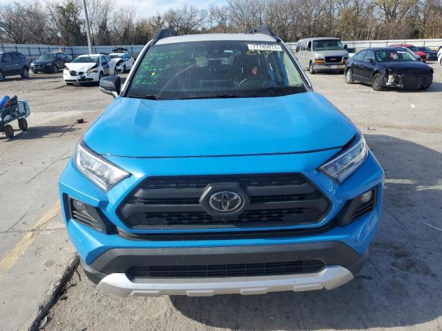 2T3J1RFV5KW037603 - 2019 TOYOTA RAV4 ADVENTURE BLUE photo 5