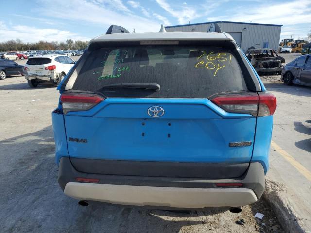 2T3J1RFV5KW037603 - 2019 TOYOTA RAV4 ADVENTURE BLUE photo 6