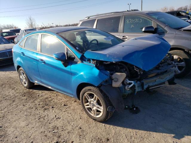 3FADP4BJ9HM125653 - 2017 FORD FIESTA SE BLUE photo 4