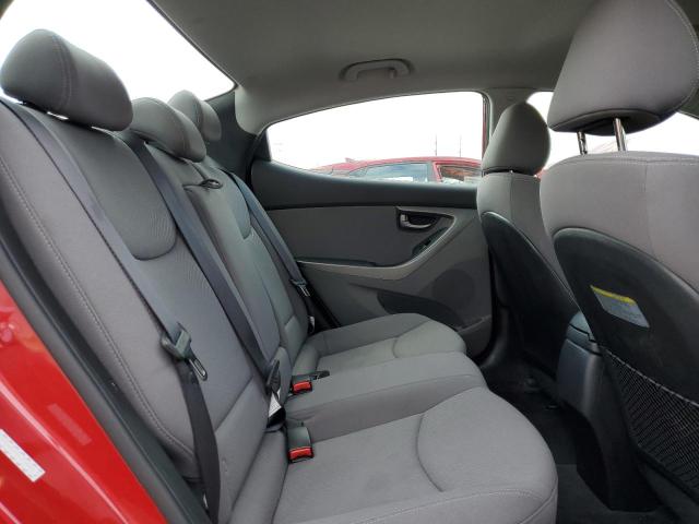 KMHDH4AE9GU518683 - 2016 HYUNDAI ELANTRA SE RED photo 10