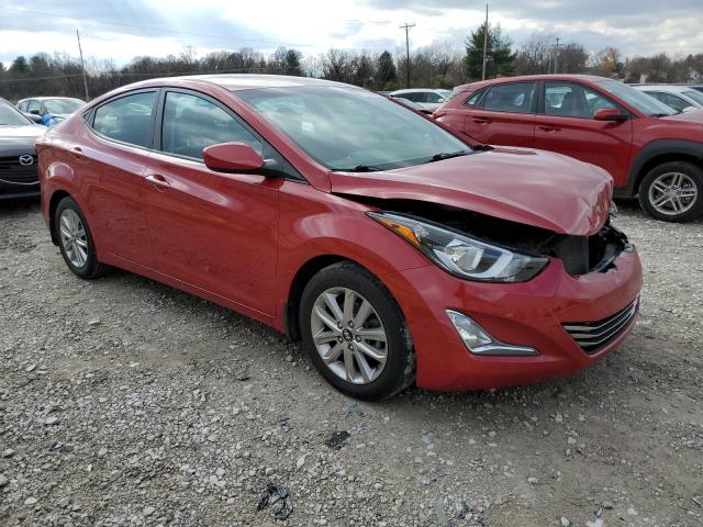 KMHDH4AE9GU518683 - 2016 HYUNDAI ELANTRA SE RED photo 4