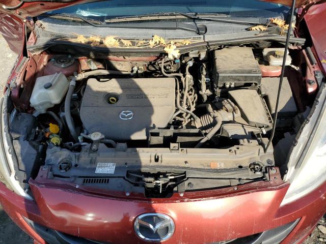 JM1CW2DL0C0101927 - 2012 MAZDA 5 BURGUNDY photo 12