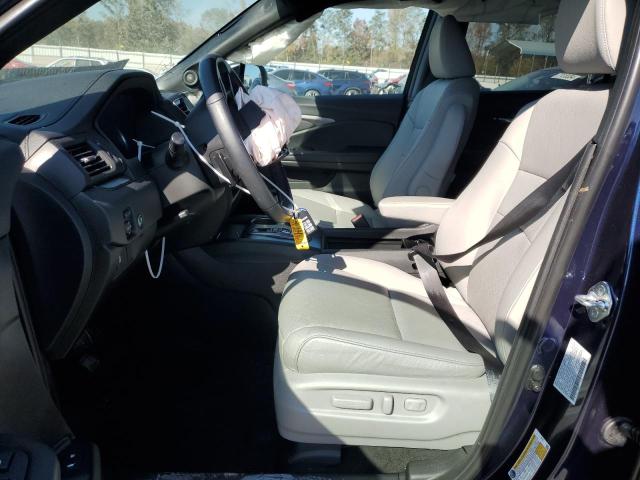 5FNYF7H59MB016005 - 2021 HONDA PASSPORT EXL BLUE photo 7