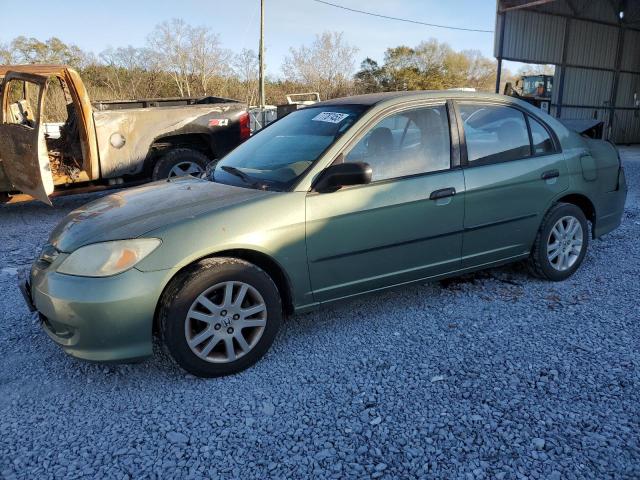 1HGES16374L003586 - 2004 HONDA CIVIC DX VP GREEN photo 1