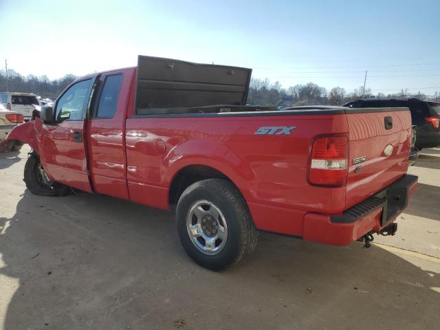 1FTRX12W18FA06425 - 2008 FORD F150 RED photo 2