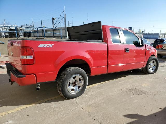 1FTRX12W18FA06425 - 2008 FORD F150 RED photo 3