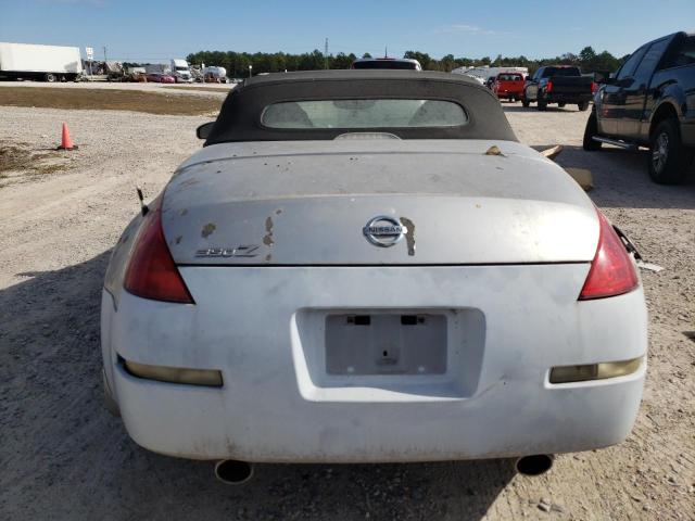 JN1AZ36A44M253609 - 2004 NISSAN 350Z ROADSTER SILVER photo 6