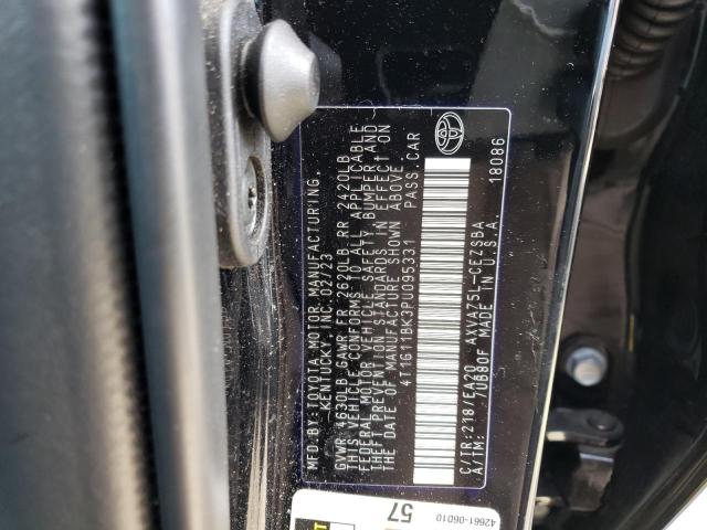4T1G11BK3PU095331 - 2023 TOYOTA CAMRY SE NIGHT SHADE BLACK photo 13