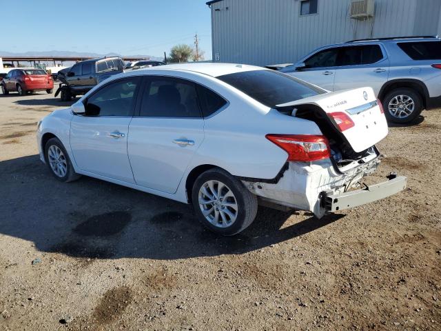 3N1AB7AP0JY203662 - 2018 NISSAN SENTRA S WHITE photo 2