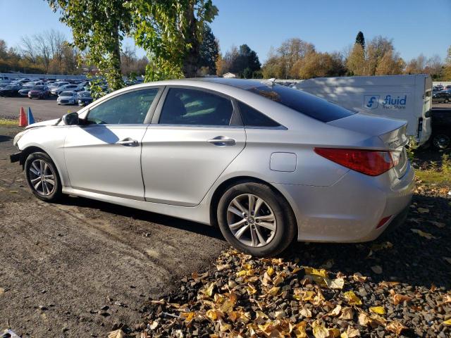 5NPEB4AC2EH850500 - 2014 HYUNDAI SONATA GLS SILVER photo 2