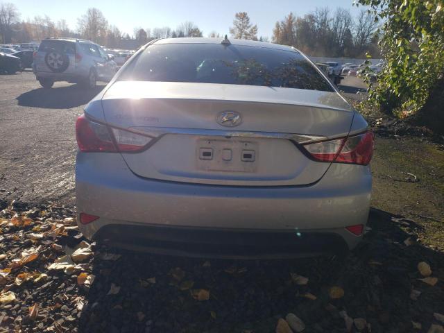 5NPEB4AC2EH850500 - 2014 HYUNDAI SONATA GLS SILVER photo 6