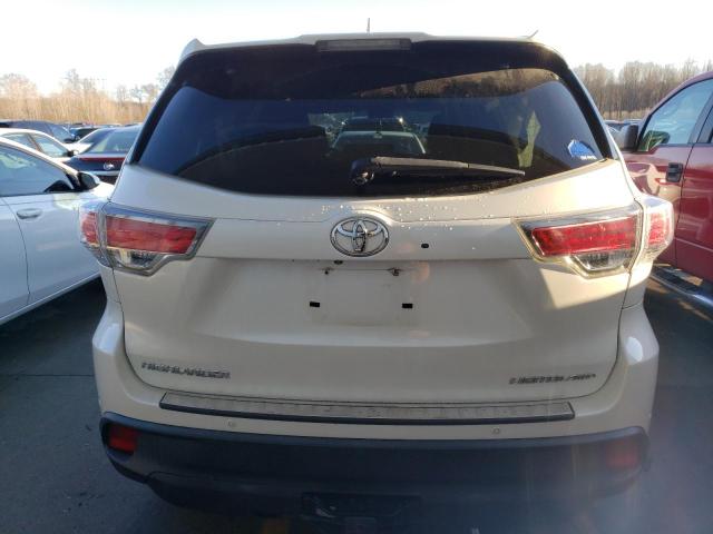 5TDDKRFH3ES039201 - 2014 TOYOTA HIGHLANDER LIMITED WHITE photo 6