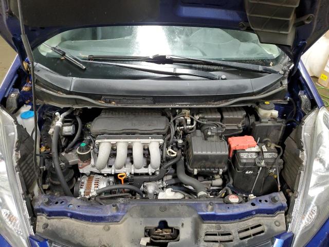 JHMGE8H36DC023931 - 2013 HONDA FIT BLUE photo 11