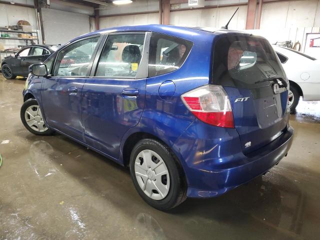 JHMGE8H36DC023931 - 2013 HONDA FIT BLUE photo 2