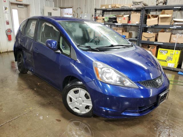 JHMGE8H36DC023931 - 2013 HONDA FIT BLUE photo 4