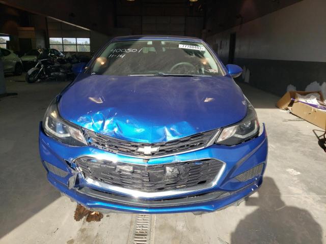 1G1BE5SM8J7124753 - 2018 CHEVROLET CRUZE LT BLUE photo 5