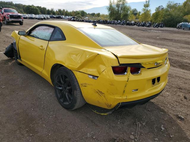 2G1FB1EDXB9113929 - 2011 CHEVROLET CAMARO LT YELLOW photo 3