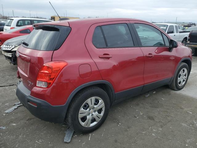 KL7CJKSB3FB102262 - 2015 CHEVROLET TRAX LS MAROON photo 3