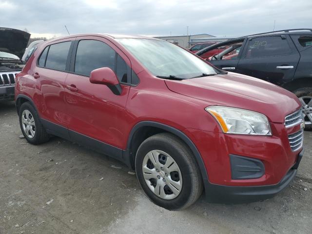 KL7CJKSB3FB102262 - 2015 CHEVROLET TRAX LS MAROON photo 4