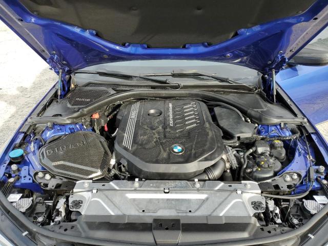 3MW5U7J07M8B54473 - 2021 BMW M340I BLUE photo 11