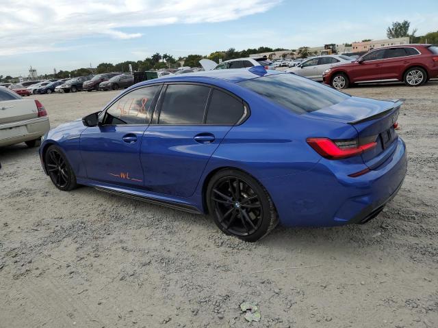 3MW5U7J07M8B54473 - 2021 BMW M340I BLUE photo 2