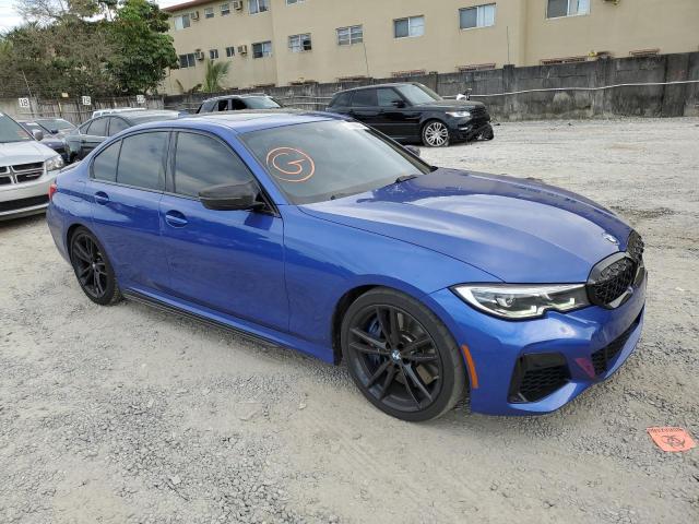 3MW5U7J07M8B54473 - 2021 BMW M340I BLUE photo 4