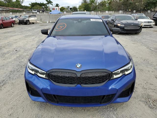 3MW5U7J07M8B54473 - 2021 BMW M340I BLUE photo 5