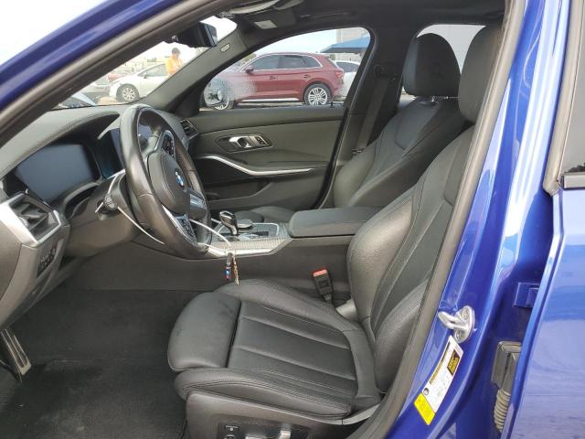 3MW5U7J07M8B54473 - 2021 BMW M340I BLUE photo 7