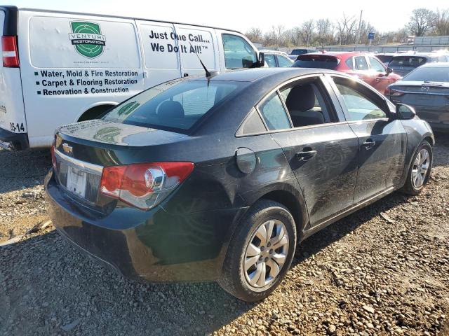 1G1PA5SHXE7447941 - 2014 CHEVROLET CRUZE LS BLACK photo 3