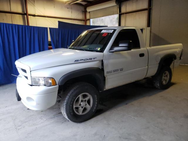 1B7HF16Y71S724987 - 2001 DODGE RAM 1500 WHITE photo 1