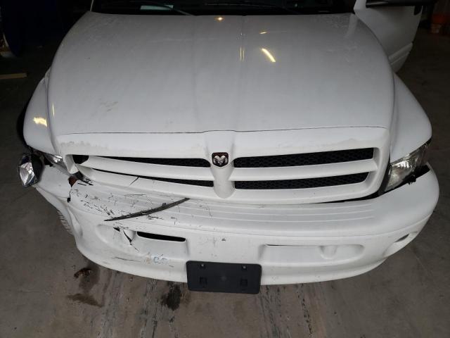 1B7HF16Y71S724987 - 2001 DODGE RAM 1500 WHITE photo 11