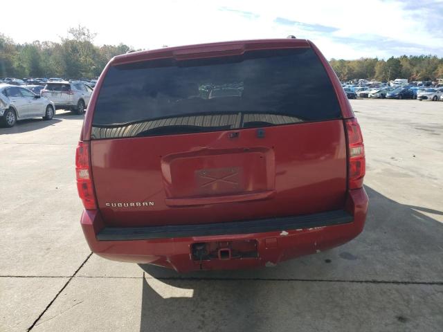 1GNFC16097J161862 - 2007 CHEVROLET SUBURBAN C1500 RED photo 6