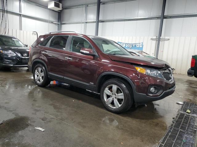 5XYKUDA23DG351263 - 2013 KIA SORENTO EX BURGUNDY photo 4