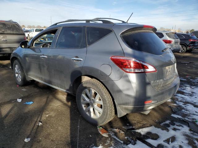 JN8AZ1MW7DW314329 - 2013 NISSAN MURANO S GRAY photo 2